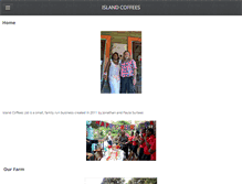 Tablet Screenshot of islandcoffeesltd.com